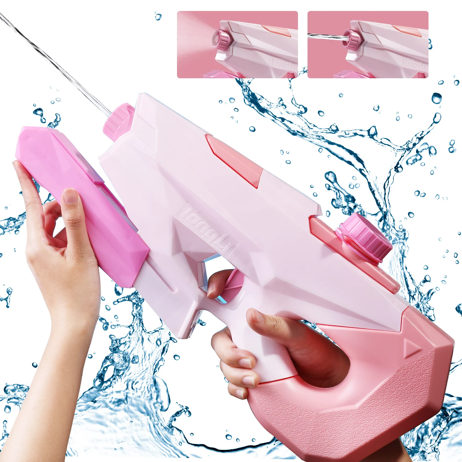 

Water Gun for Adult Kids Large Capacity Super Soaker Water Guns with Spray and Shooting Model Toys for Swimming Pool Beach Party