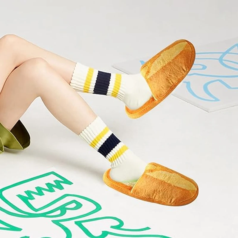 Зимние домашние тапочки с мягкой подошвой Нескользящие плюшевые теплые