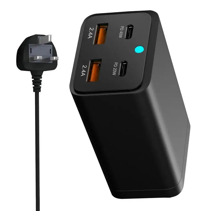 

100W GaN Charger Quick Charge Type C PD USB Charger Power Adapter 4 Port Wall Fast Charger For IPhone 13 12 For Xiaomi Laptop