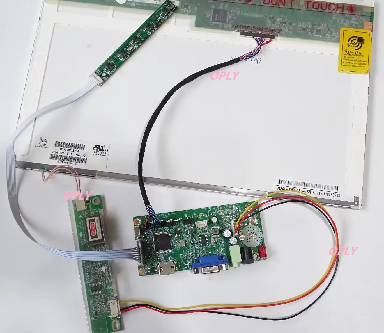 Для LP171WP4-TLN1 LP171WP4-TLN2 30PIN 17 1 &quot1440X900 58C плата контроллера HDMI-совместимая панель VGA LCD