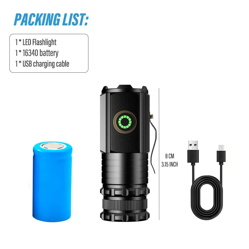 

Мини-фонарик S-511 3 LED