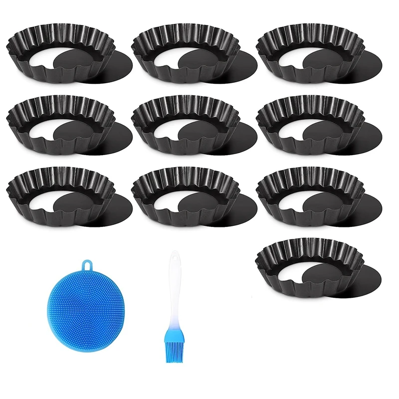 

Сковорода Tart из углеродистой стали с антипригарным покрытием, съемное дно, Сковорода Из Углеродистой Стали 4 дюйма, стандартная 4 дюйма, легкая в эксплуатации и чистке