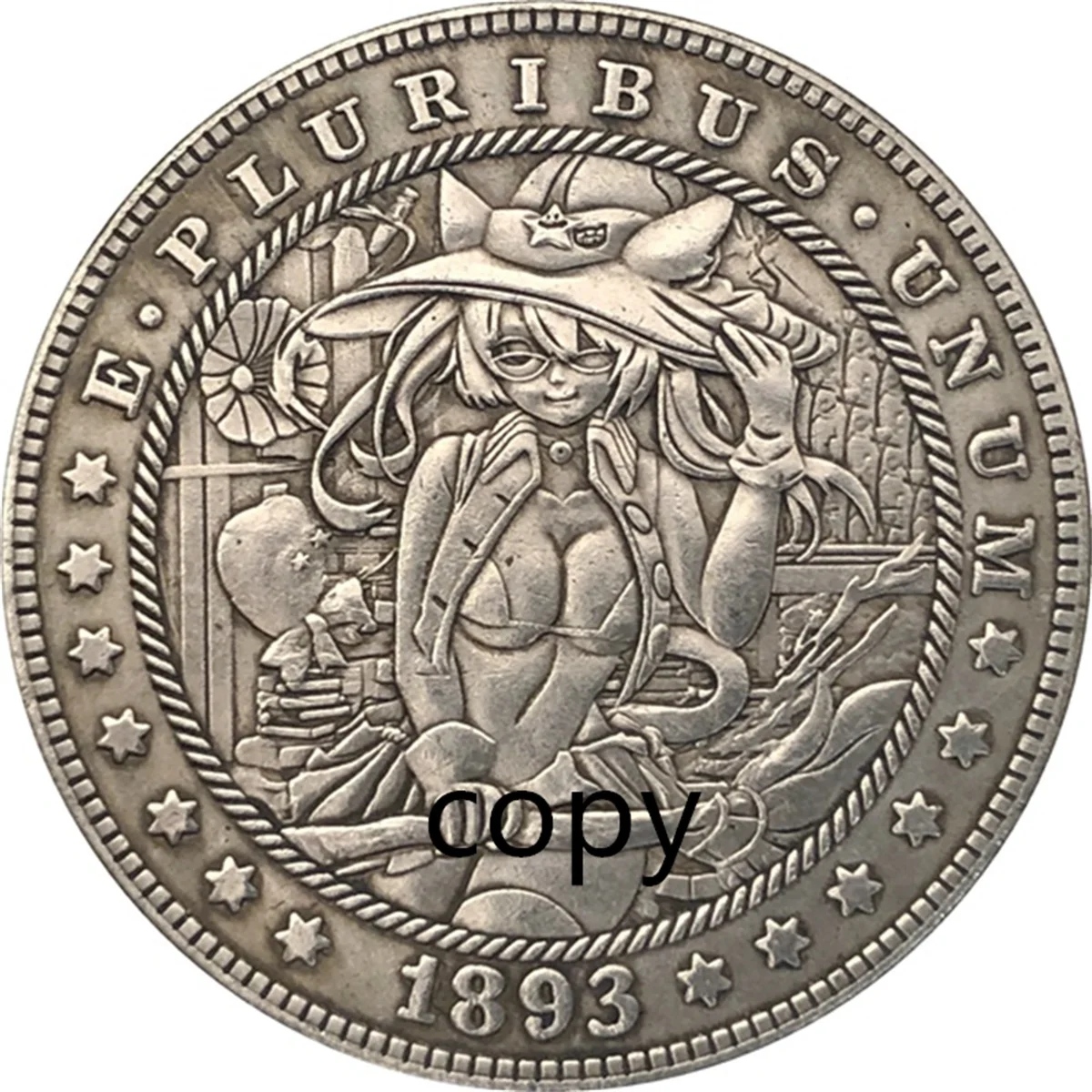 

Magical Girl HOBO COIN Rangers COIN US Coin Gift Challenge REPLICA Commemorative Coin - REPLICA Coin Medal Coins Collection