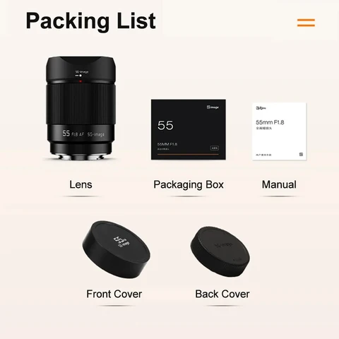 SGimage AF 55 мм F1.8 Портретный объектив для Sony A6000 Nikon ZFC Fuji X-T100