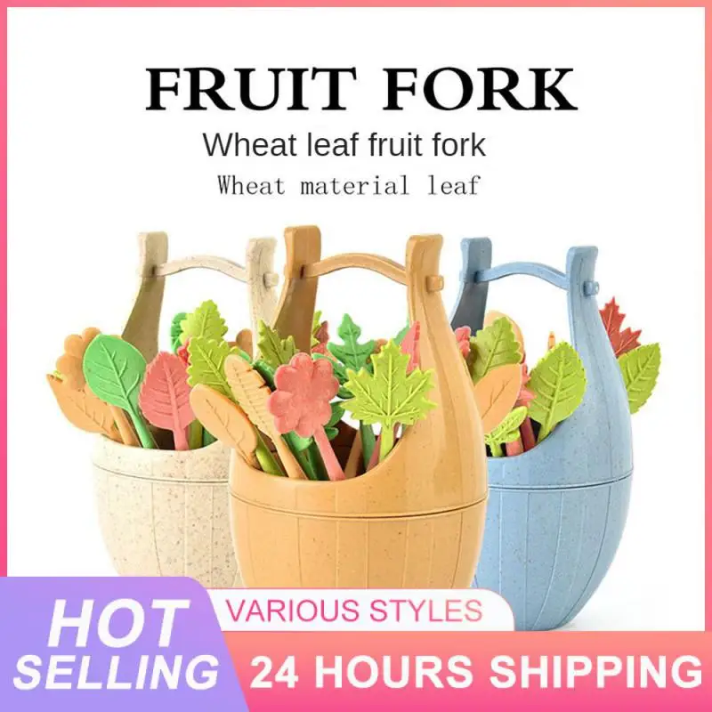 

16 шт./комплект, деревянные вилки для фруктов