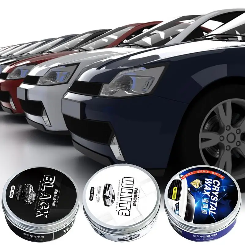 Carnauba Paste Car Wax High-Gloss Shine Auto Cleaning Polish Car Detailing Lasting Super Hydrophobic Scratch Removal Accessories