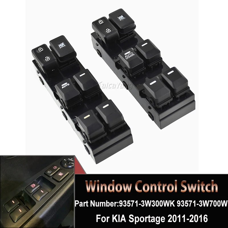 

93570-3W600WK 935703W600WK электрическая кнопка переключения главного окна для Kia Sportage 2011 2012 2013 2014 2015 93570-1X000