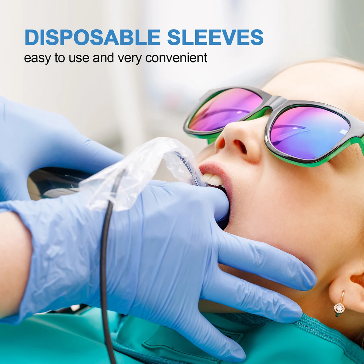 200 шт./кор. AZDENT одноразовые пластиковые стоматологические рентгеновские цифровые