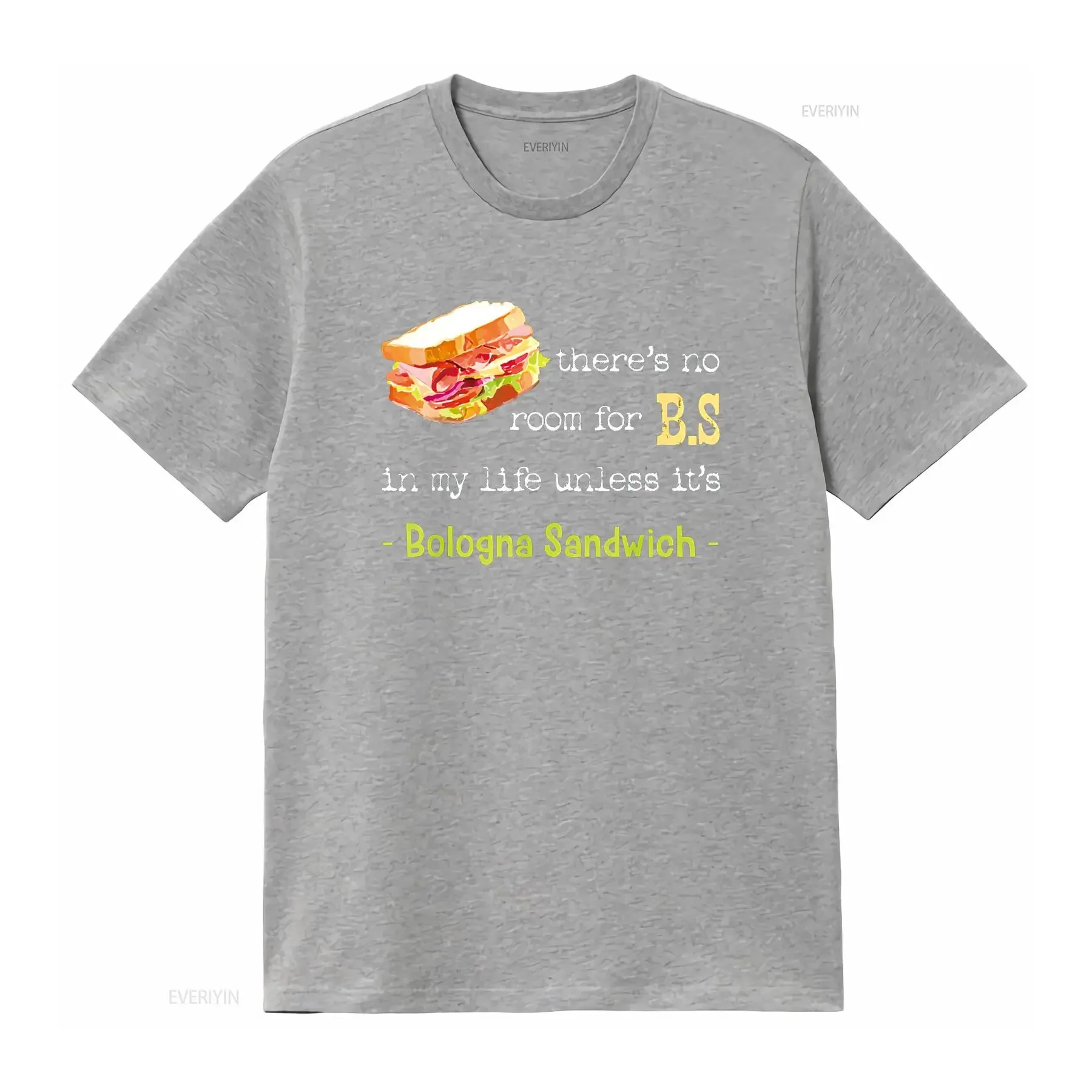 Фото Футболка Bologna Sandwich Baloney Sausage Fried Jumbo Day Lovers, винтажная стираная дышащая дизайнерская одежда с графическим рисунком, повседневная одежда №4