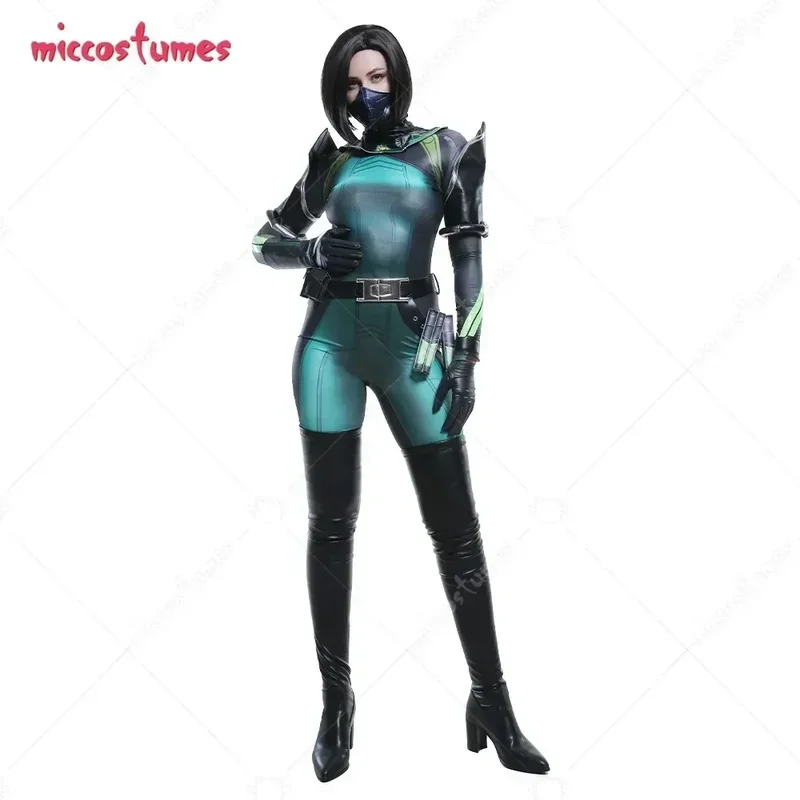 Миккостюмы в наличии эластичный змеиный костюм Viper Sabine для косплея комбинезон