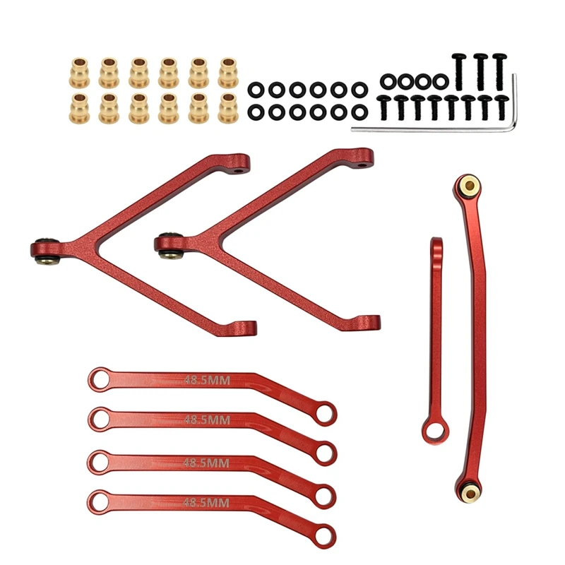 

Для FMS FCX24 металлические звенья шасси Тяговые стержни и рулевые стержни 1/24 RC Crawler автомобильные аксессуары