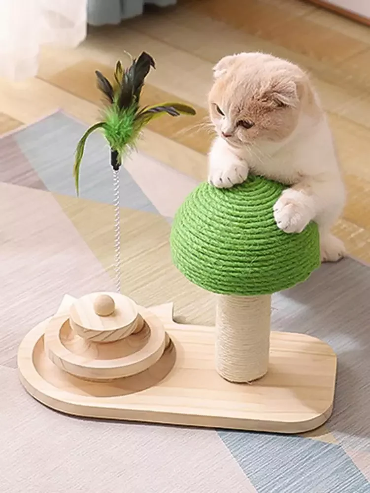 

Новинка, котенок, милые грибы, фототабличка, фотокошка, стойка для скалолазания, защитная мебель для котят, стойка для скалолазания