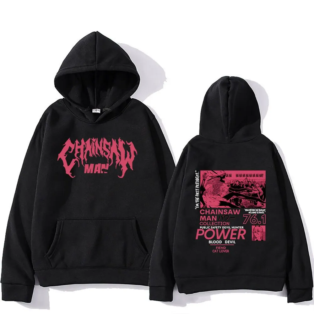 

Japanese Manga Chainsaw Man Hoodies for Teen Girls Power Sweatshirts Anime Graphic Hoodie Pullovers Cosplay Unisex Boys Clothes