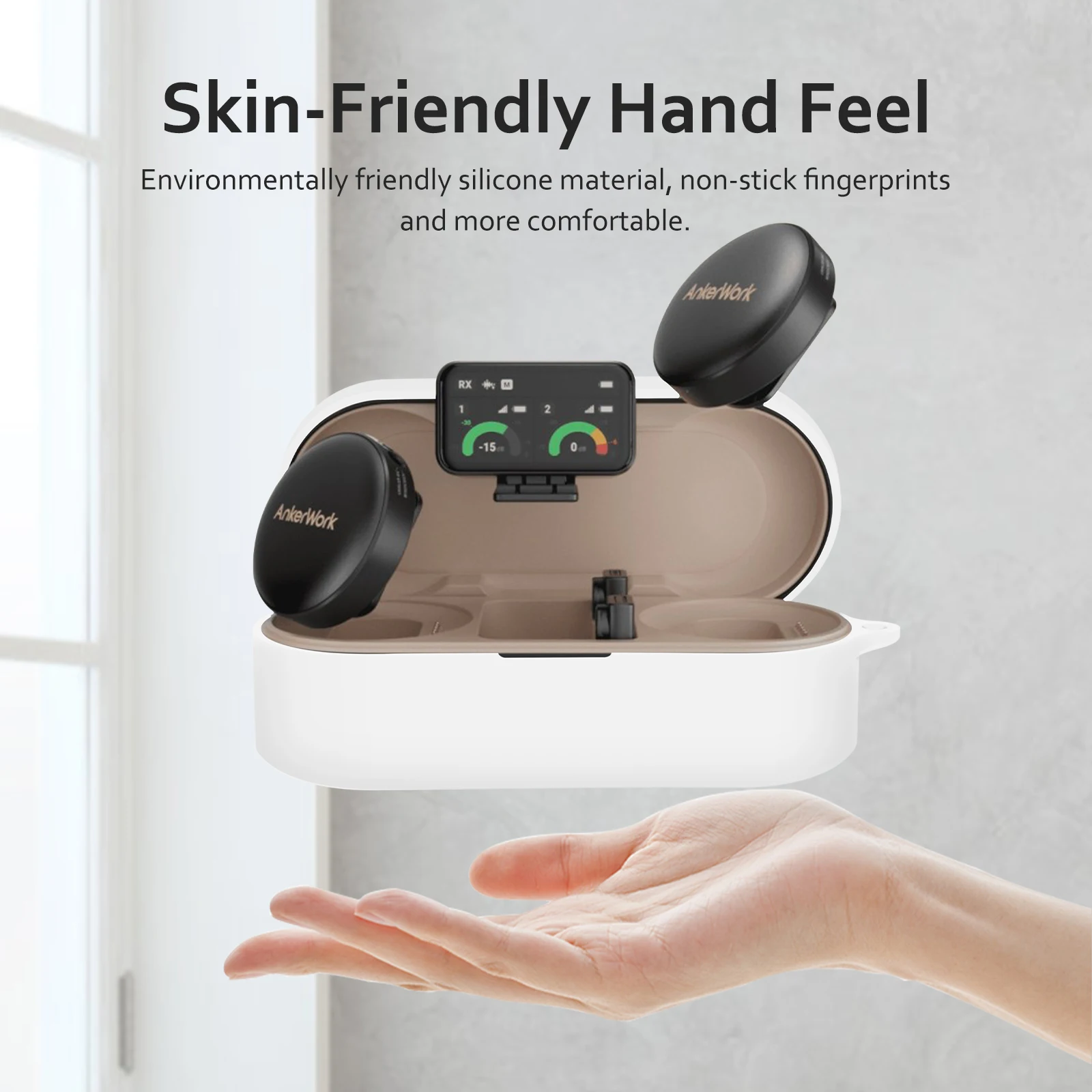 Силиконовый пыленепроницаемый чехол для беспроводного микрофона Ankerwork M650