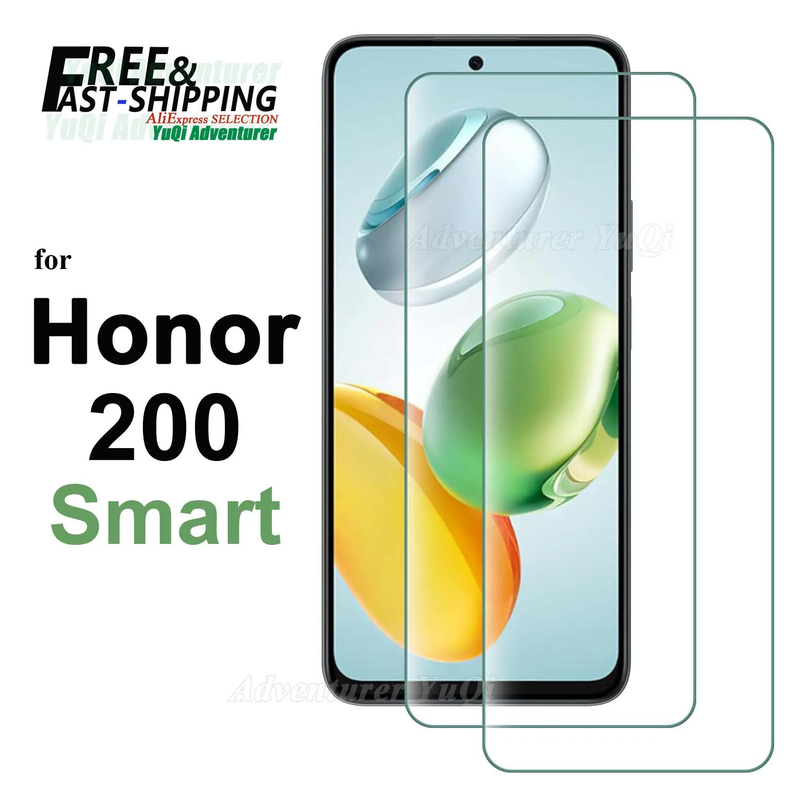 Защита экрана для Honor 200 Smart 6 8 дюйма закаленное стекло HD Crystal слюда 9H