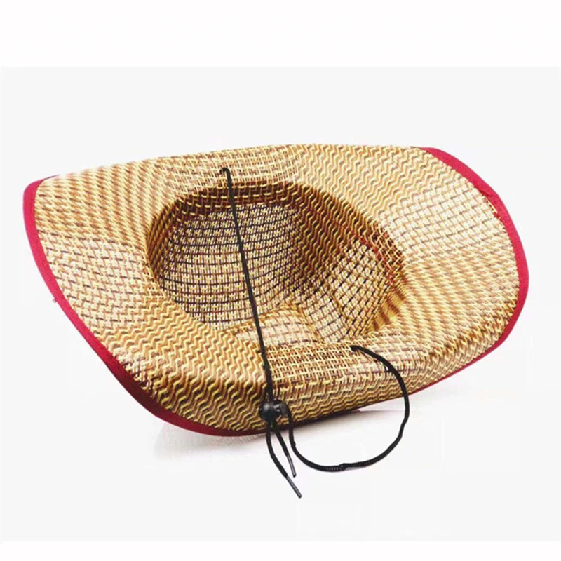 Шляпа мужская соломенная модная пляжная Панама аксессуары от солнца козырек