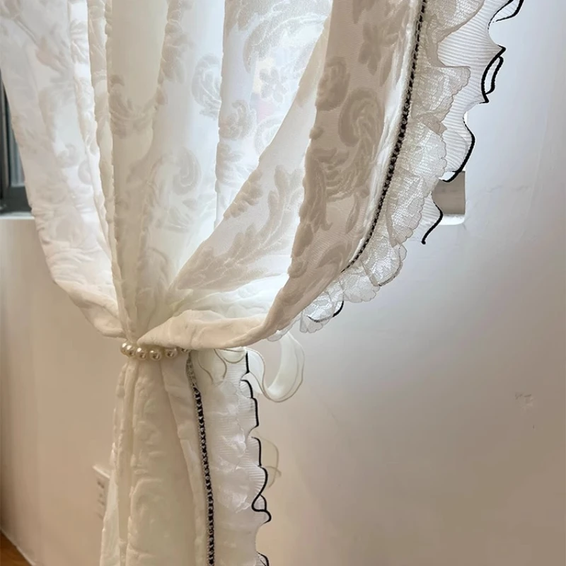 Оконные Занавески Fengwei на окна во французском стиле для гостиной спальни