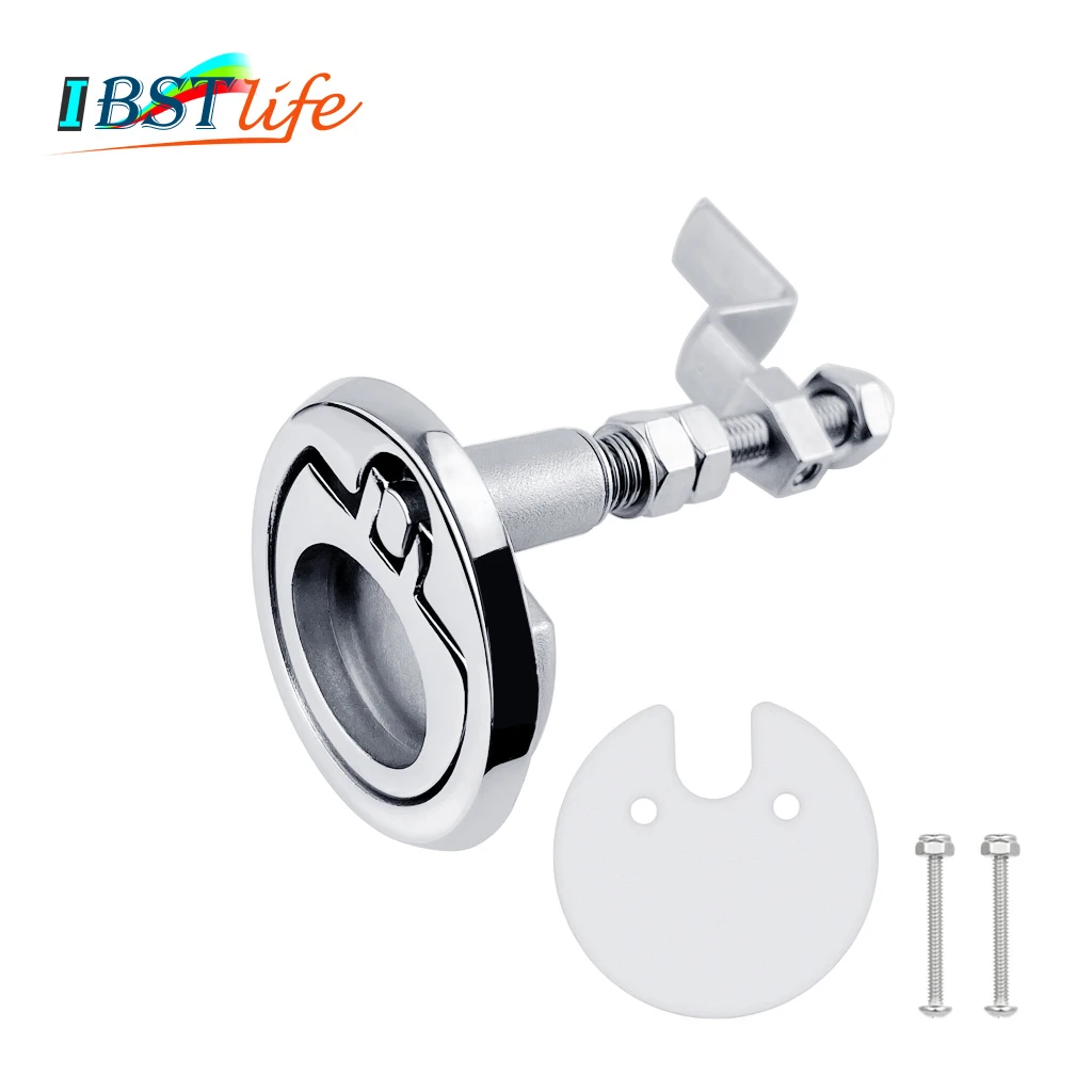 

Stainless Steel 316 Marine Hatch Deck Latch Turning Lock Lift Handle Flush Mount Cam Latch Flush Pull Hatch Boat Accessories