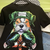 2021 selling tshirts boxing dog short sleeve tees shirts streetwear hip hop harajuku casual cotton loose tops oversized t shirt