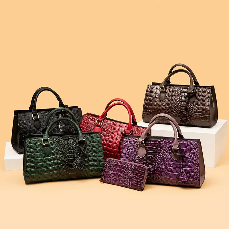 

Women's Handbag Fashionable Wallet Retro Leather Bag Large Capacity Handbag Crossbody Bag Retro Women's Shoulder Bag