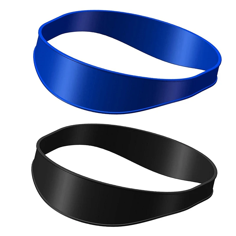

2 Pcs Neckline Shaving Template And Hair Trimming Guide, Curved Silicone Haircut Band Hairdressing Belt Neck Hair Line Template