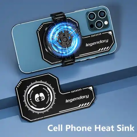 Универсальный мини мобильный телефон Вентилятор охлаждения Радиатор турбо ураган игровой кулер сотовый телефон крутой радиатор для IPhone/...