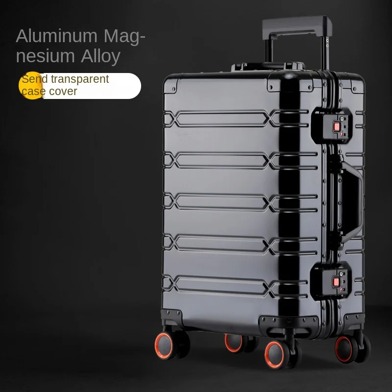 Цельнометаллическая тележка из сплава алюминия и магния для багажа