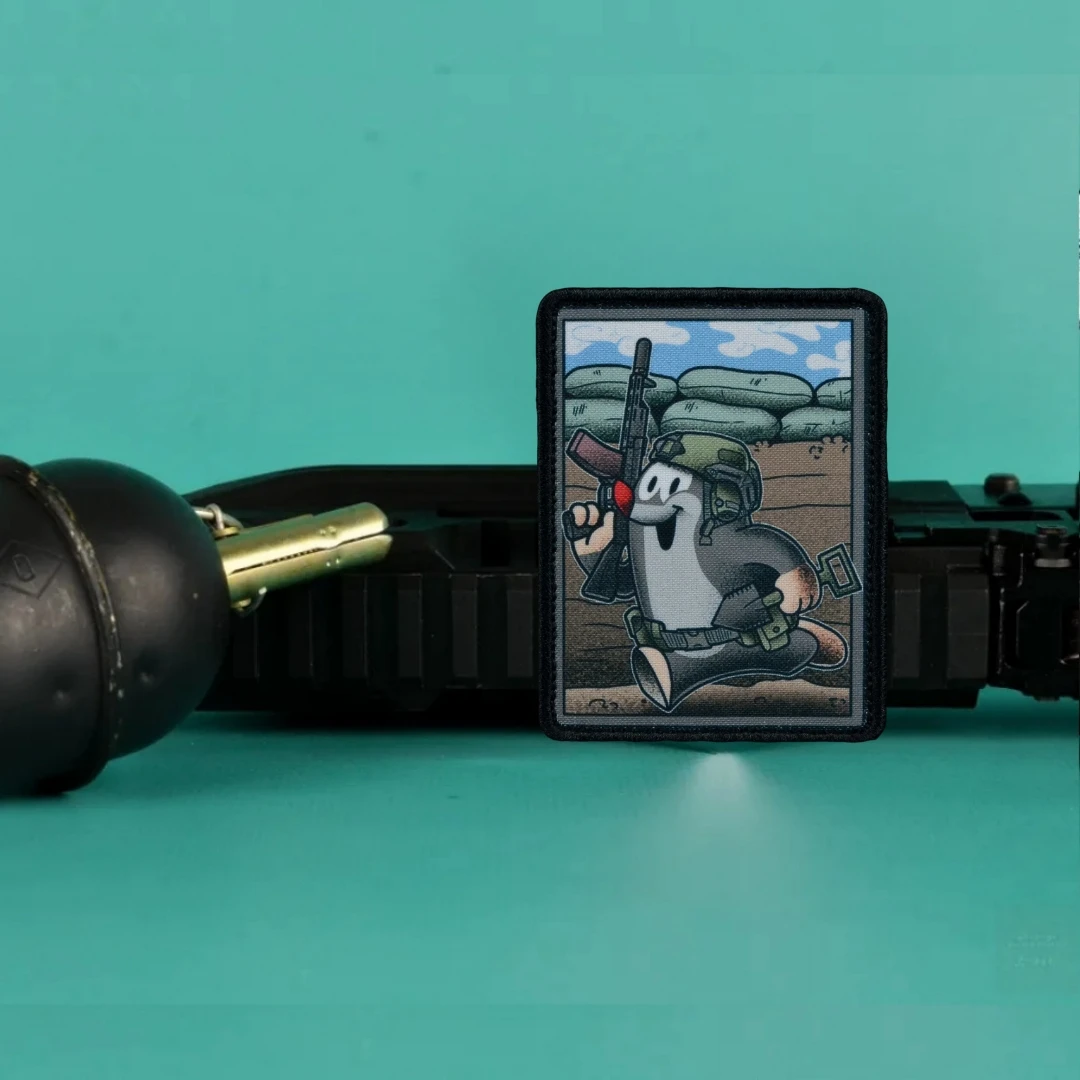 Krtek Mole Operator тактический значок морали нашивка военная армейская повязка на руку