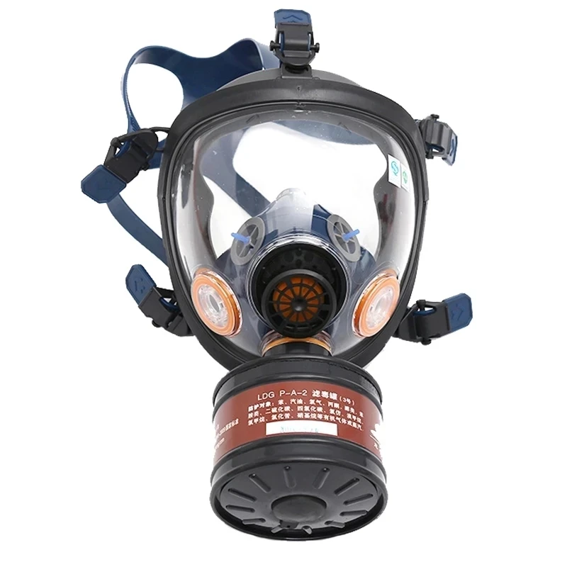 

Chemical Mask Full Face Gas Mask Dustproof Respirator Rubber Industrial Pesticide Painting Spraying Mask for Laboratory Welding