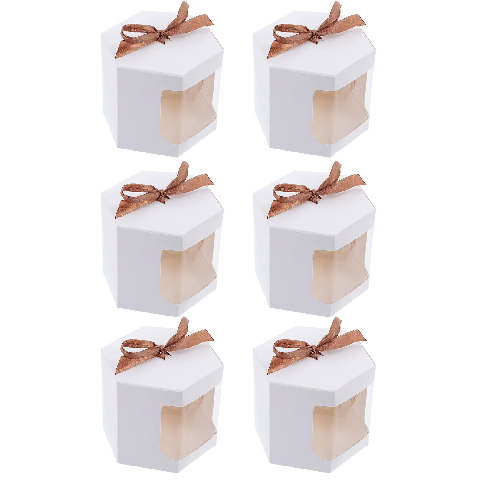 

Box Paper Container Gift Candy Pastry Graduation Cupcake Party Bakery Treat Carrier Dessert Supplies Window Grad Congrats Boxes