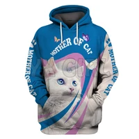 mother of cat 3d printed hoodies unisex pullovers funny dog hoodie casual street tracksuit