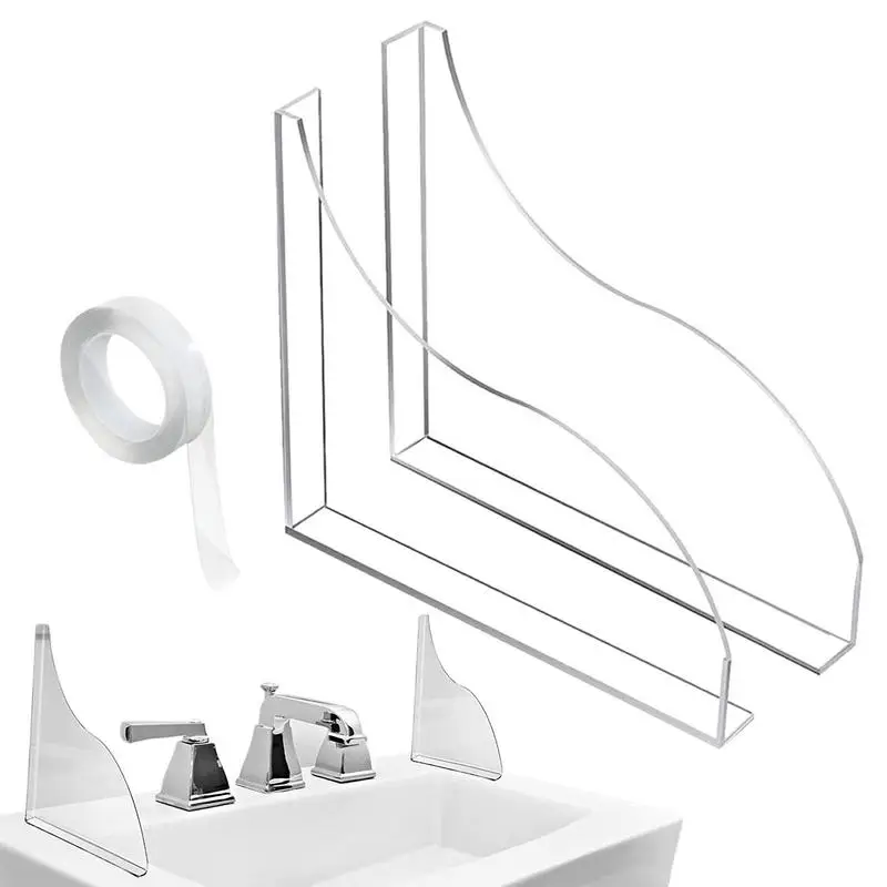 

Bathtub Guard Transparent Bathtub Edge Guard Shower Bathtub Guard With Adhesive Tape For Bathroom Restroom