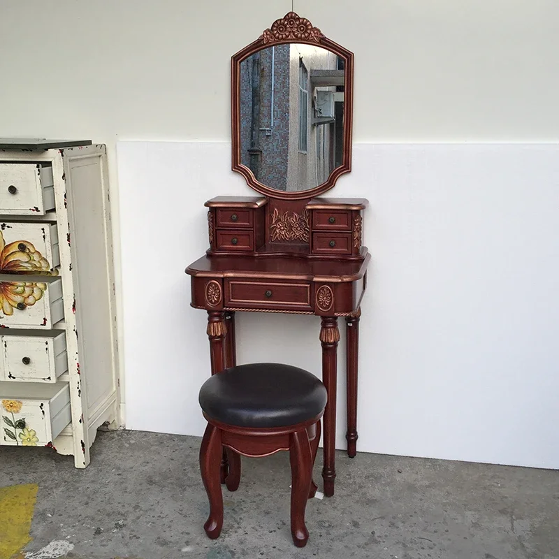 Туалетный столик в американском стиле для маленькой квартиры ретро 60 комодов