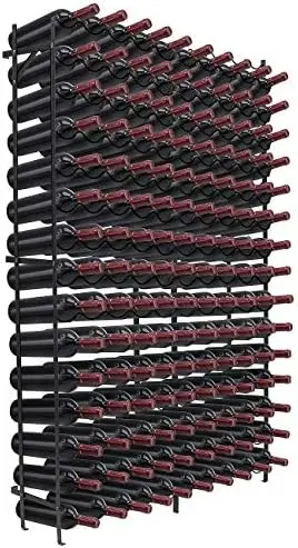 

Free Standing Floor Stand - Racks Hold 150 Bottles of Your Favorite Wine - Large Capacity Elegant Wine Storage for Any Bar, Wine