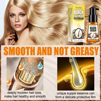 black castor oil hair care essential oil nourishes hair and smoothes hair hair care kiratin collagen hair serum sleek smooth