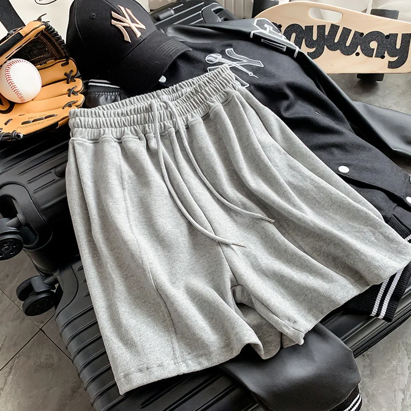 High-quality Sports Casual Pants Women 2023 Summer Five Points Loose Wide Leg High Waisted Shorts Hot Pants Biker Shorts Women