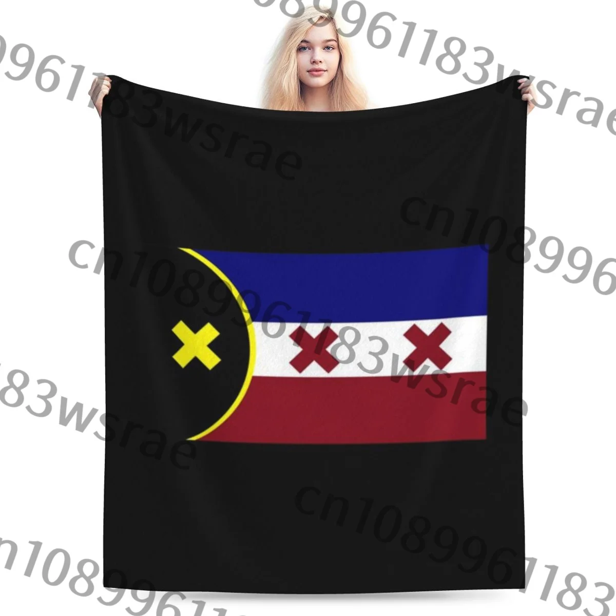 Ультрамягкое Флисовое одеяло Lmanburg Flag 3