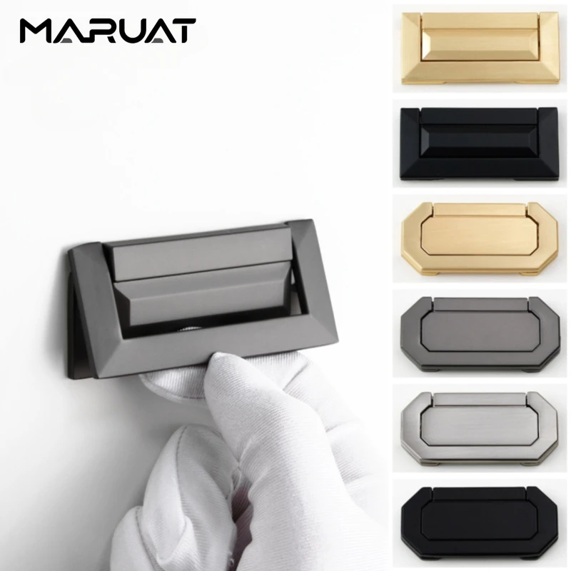 Утопленные ручки из цинкового сплава напольные для шкафа 64 мм скрытые дверные