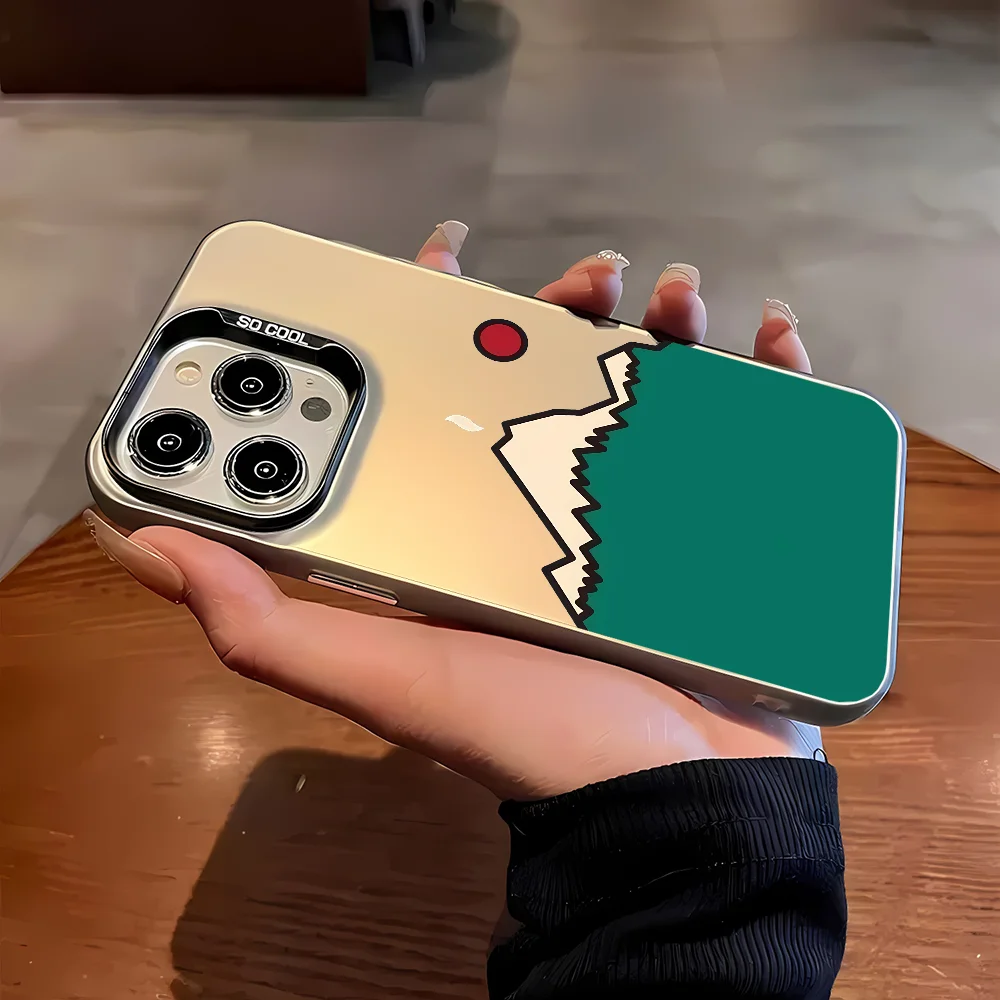 Модный чехол для телефона P-Patagonia iPhone 16 15 14 Plus 13 12 11 Pro Max X Xs XR 8 7 матовый красочный