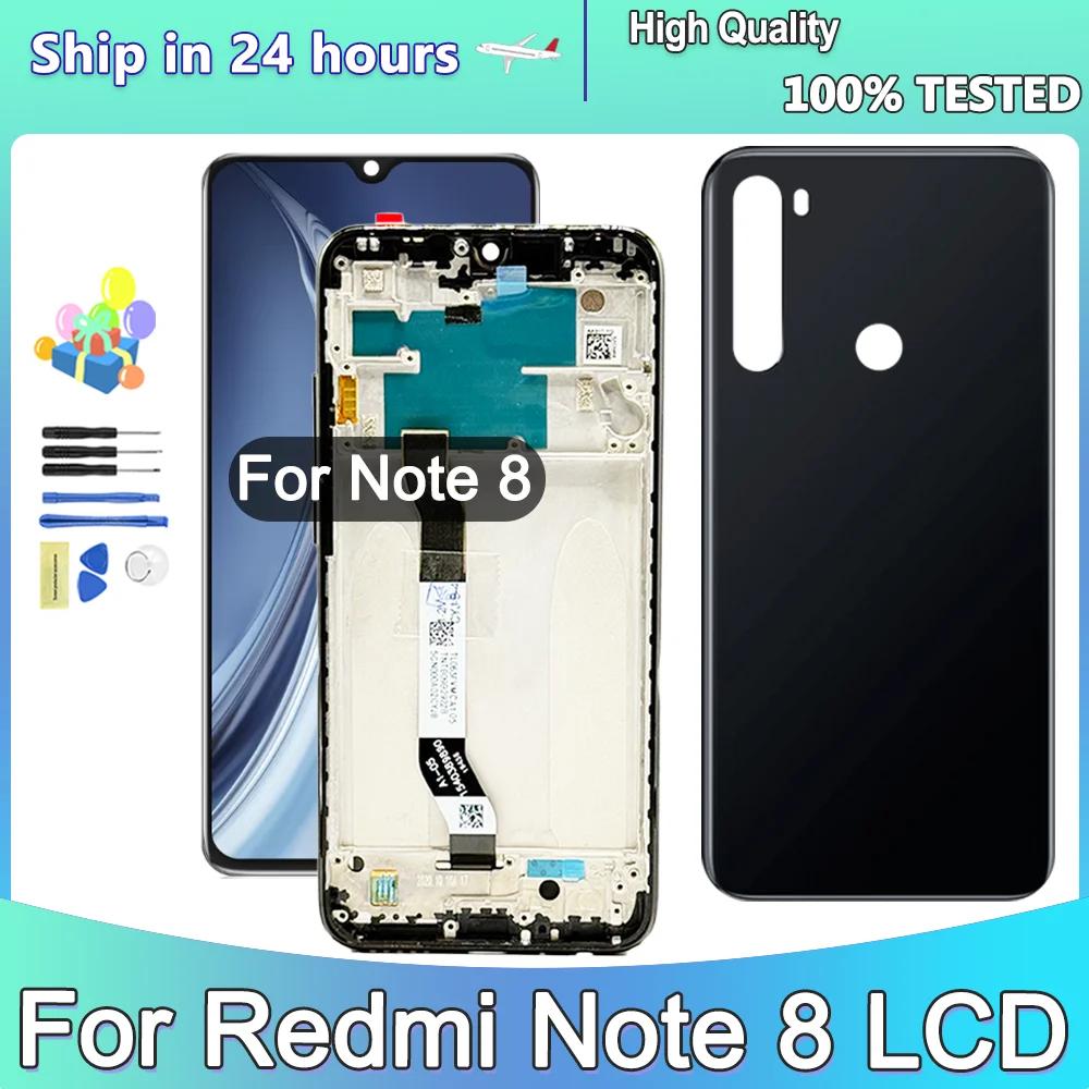 6 3-дюймовый дисплей для Xiaomi Redmi Note 8 ЖК-дисплей преобразователь сенсорного экрана