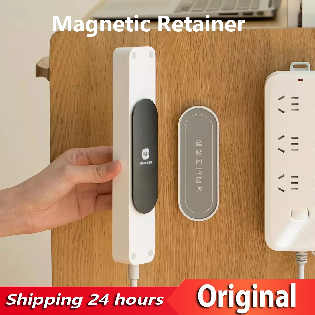 

Держатель ряда YOUPIN Qiadao с магнитной вставкой для хранения линий, подходит для настенного крепления маршрутизатора и пульта дистанционного у...