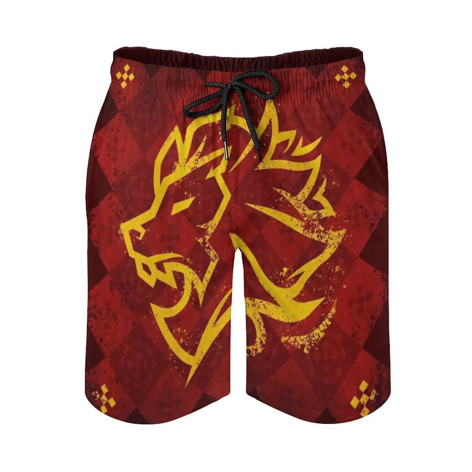 

House Lannister - Men'S Swim Trunks Quick Dry Volley Beach Shorts With Pockets For Men'S Got Lannister House Lannister Crimson