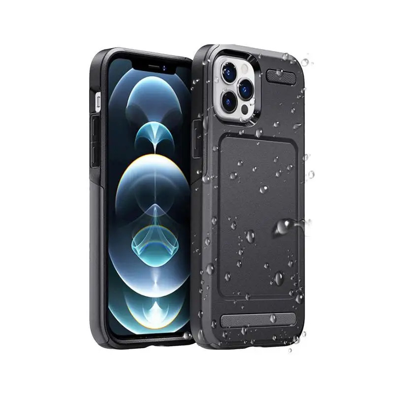 

For Iphone12/12 Pro Anti-fall Protective Case Anti-Scratch Shockproof Sturdy Phone Cover Perfect Fit Comprehensive Protection