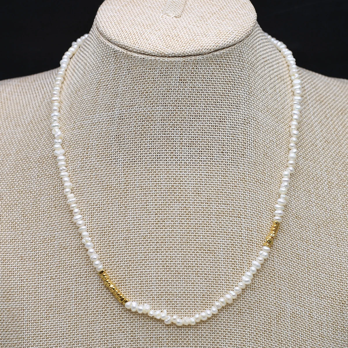 

Trendy Natural Freshwater Pearl Choker Necklace Baroque Pearl Jewelry for Women Elegant Charm Wedding Memorial Gifts