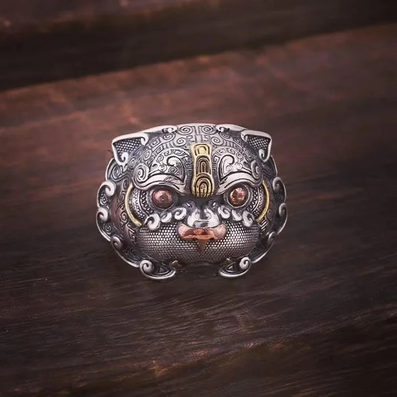 European and American fashion monster ring