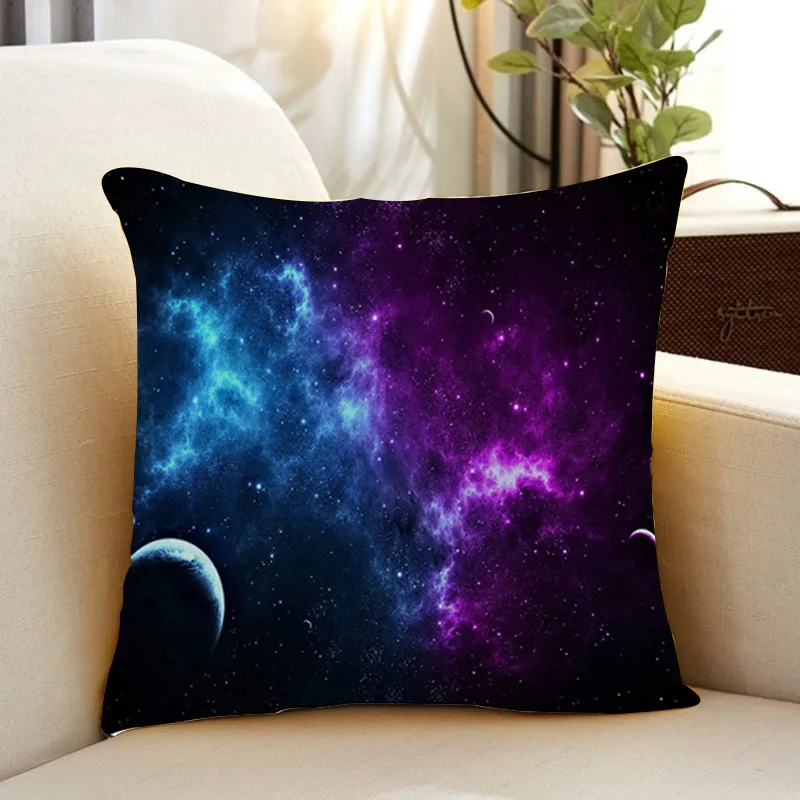 

Наволочки Galaxy 45*45, короткая плюшевая наволочка, наволочка для подушки, автомобильные наволочки для диванных подушек, декоративные домашние ...