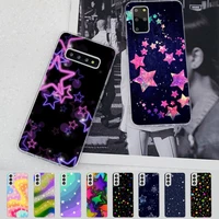 colorful gradient star pattern phone case for samsung s21 a10 for redmi note 7 9 for huawei p30pro honor 8x 10i cover