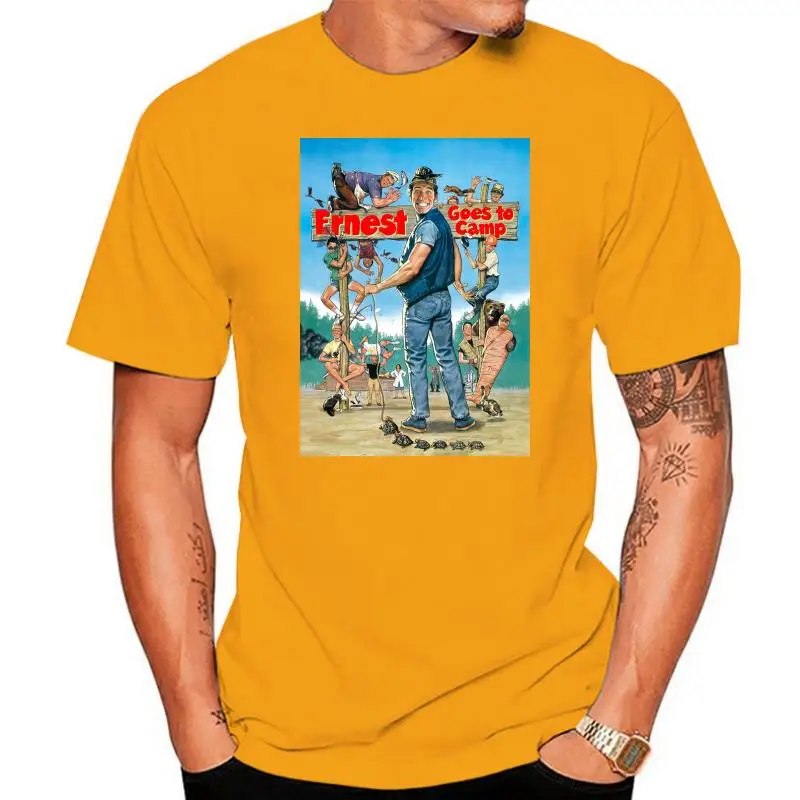 

Ernest Goes To Camp Cool 80'S Винтаж, классическое кино постер веера, футболки, топы, футболки