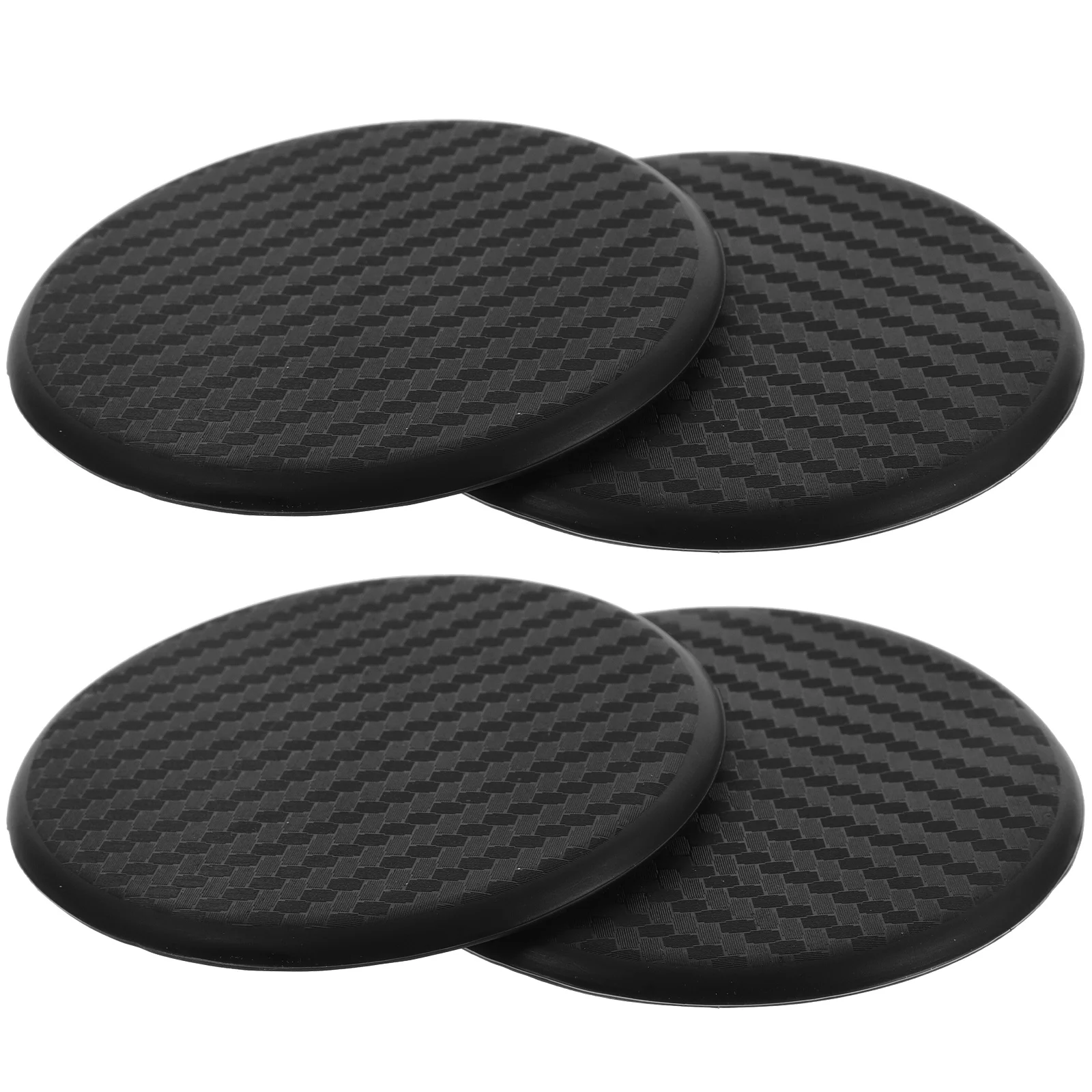 

Cup Car Holder Coasters Mat Silicone Coaster Auto Vehicle Table Pads Non Mug Anti Drink Coffee Mats Travel Cover Knitted Insert