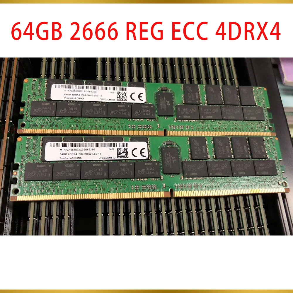 1 шт. для памяти MT 64 ГБ 2666 REG ECC 4DRX4 DDR4 LRDIMM RAM